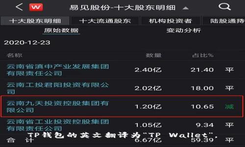 TP钱包的英文翻译为“TP Wallet”。